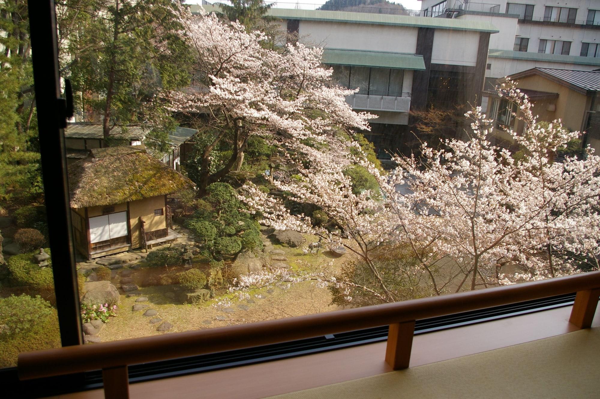 Takinoyu Hotel Tendo Exterior foto