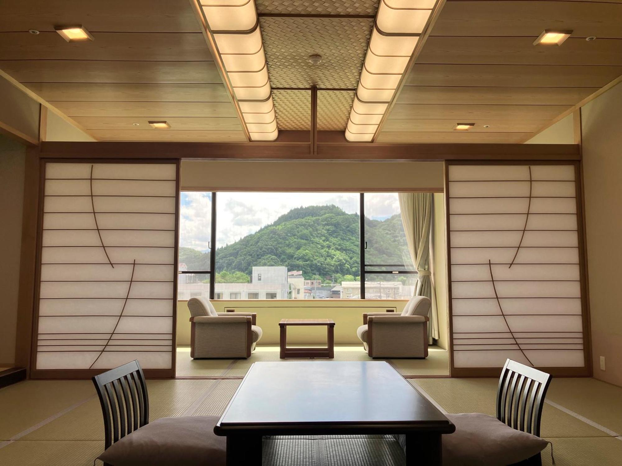 Takinoyu Hotel Tendo Exterior foto
