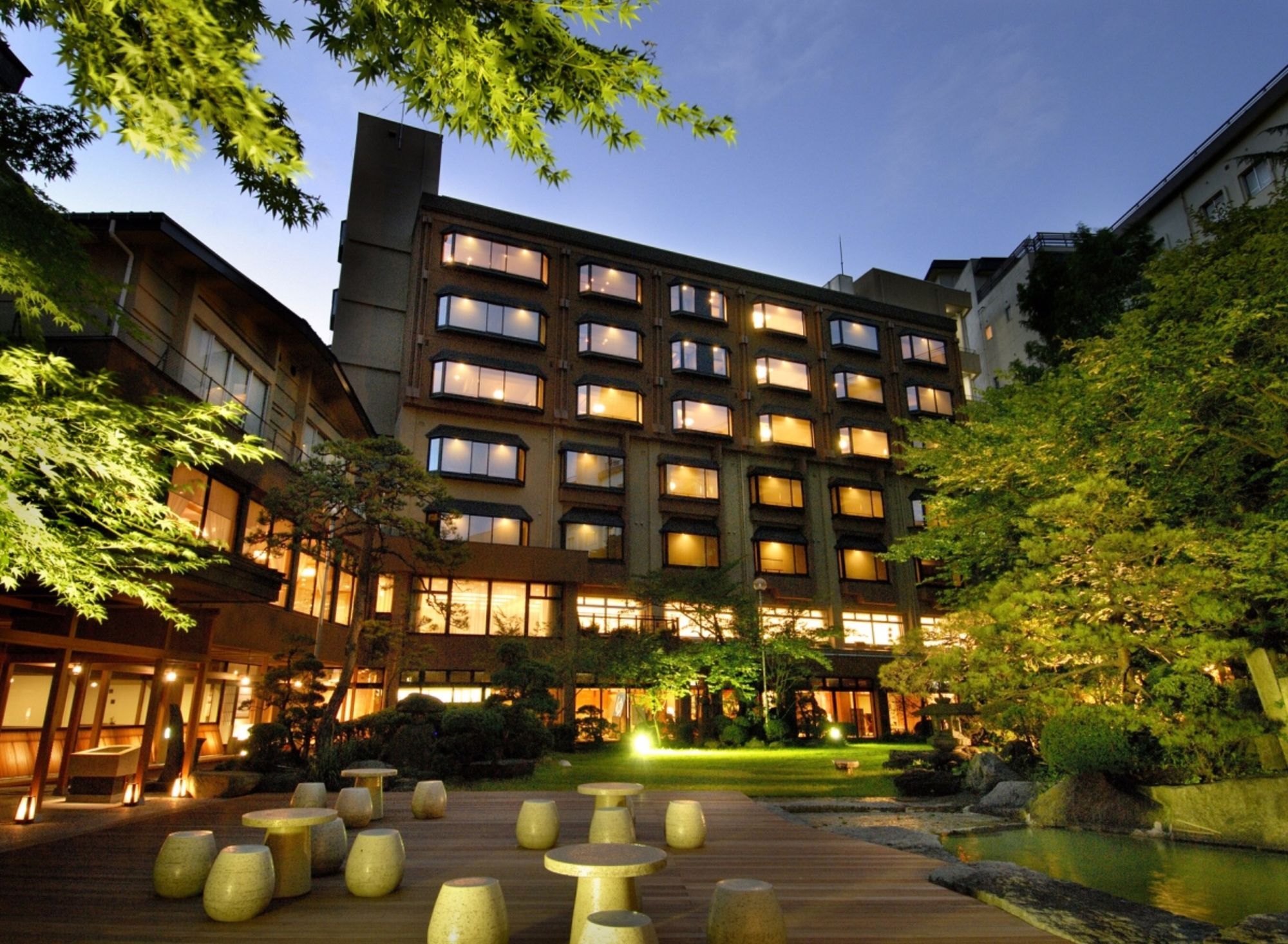 Takinoyu Hotel Tendo Exterior foto